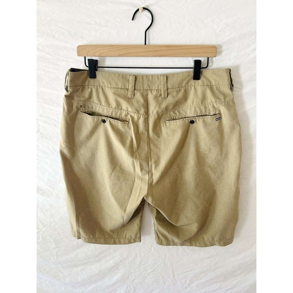 Hurley Chino Phantom Hybrid Walking Shorts Mens 32 Khaki Casual - Picture 2 of 7